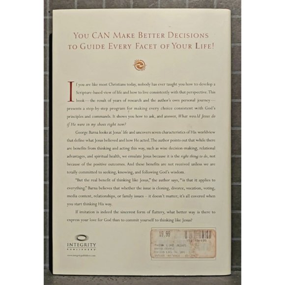 Think Like Jesus: Make The Right Decision Every Time - Picture 2 of 2